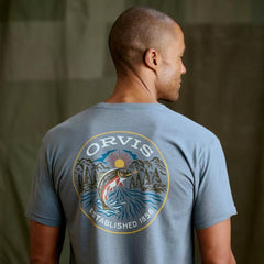 Orvis T-Shirts | Spring Creek T-Shirt Blue Haze - Men