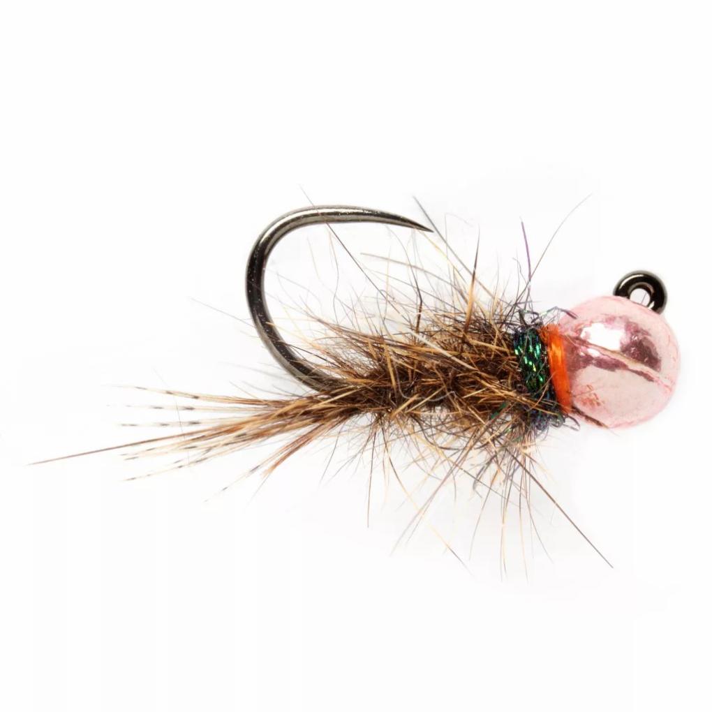 Orvis Tactical Flies | Barbless Roza’s Pink Hare’s Ear Jig - Fly Fishing