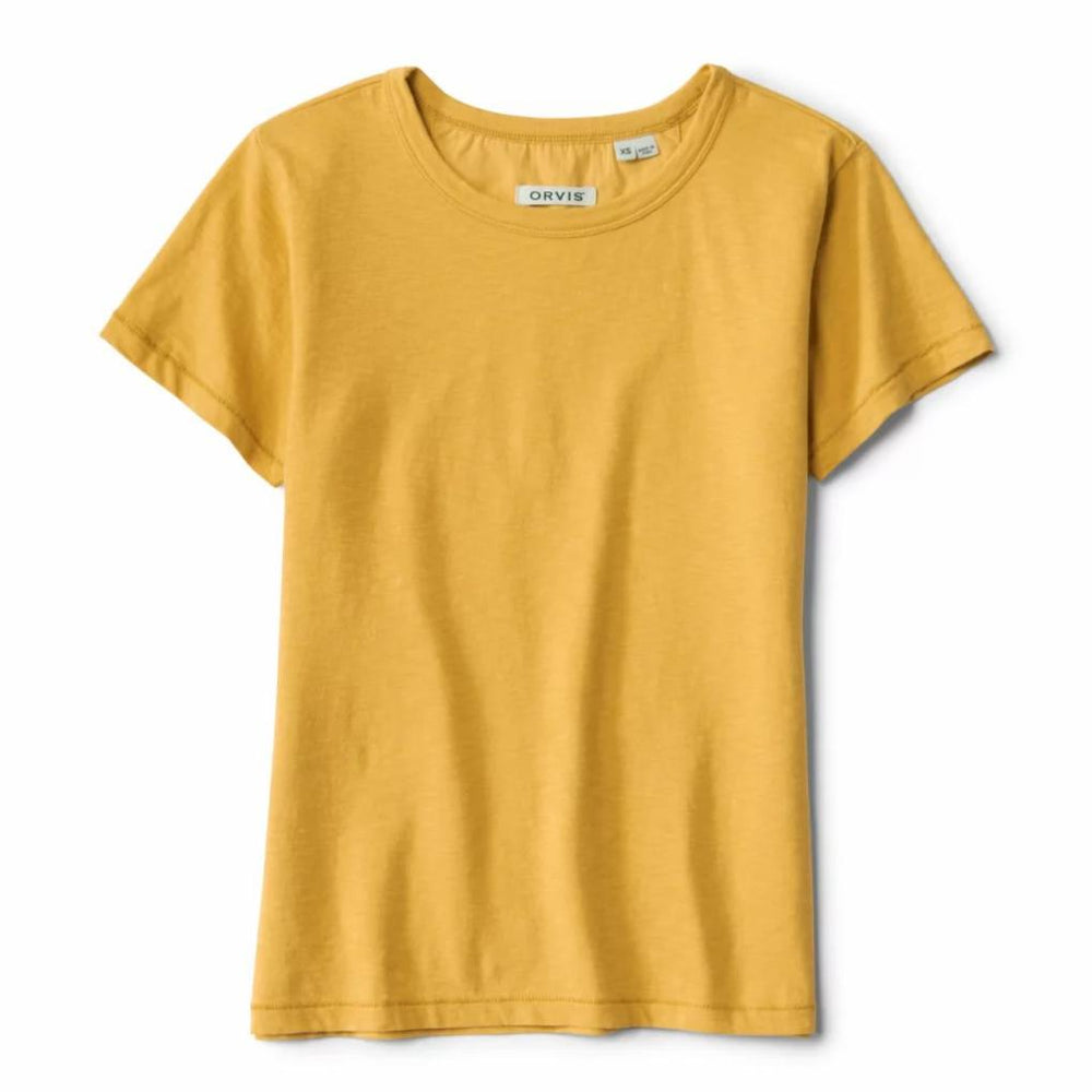 Orvis Tees | Bromley Slub Short-Sleeve Crewneck Tee Pilsner - Women