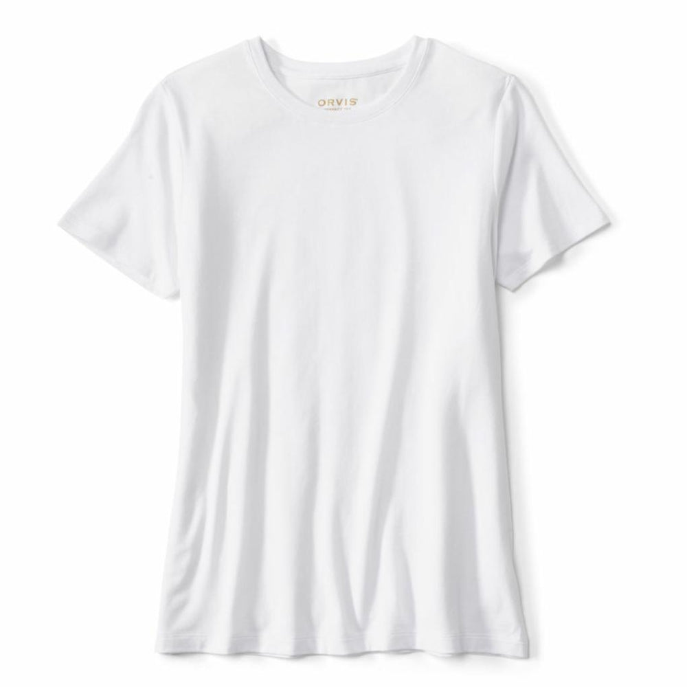 Orvis Tees | Perfect Short-Sleeve Crewneck Tee White - Women