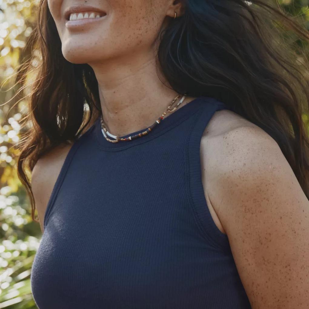 Orvis Tees | Ribbed Tank True Navy - Women