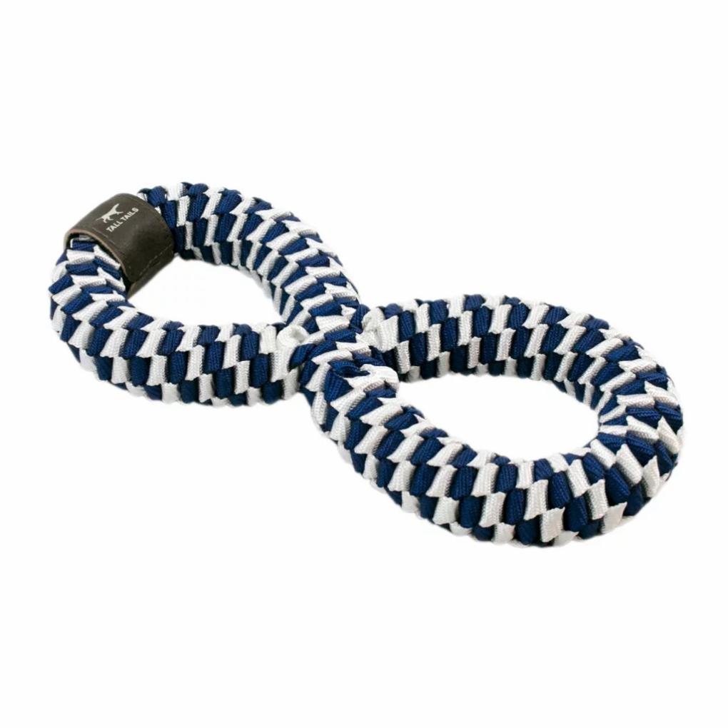 Orvis Toys | Infinity Braided Dog Toy Navy/white - Dogs