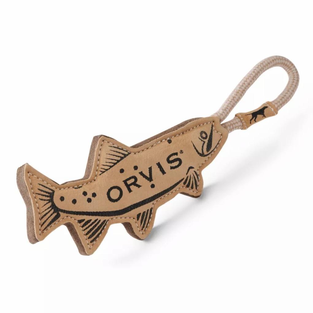 Orvis Toys | Leather Fish Toy - Dogs