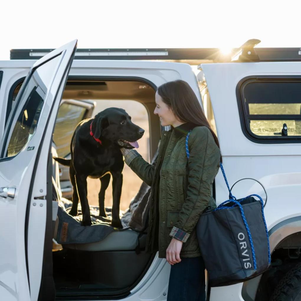 Orvis Travel Accessories | Tough Trail® Dog Travel Tote Kit Asphalt - Dogs/Packs &amp; Bags