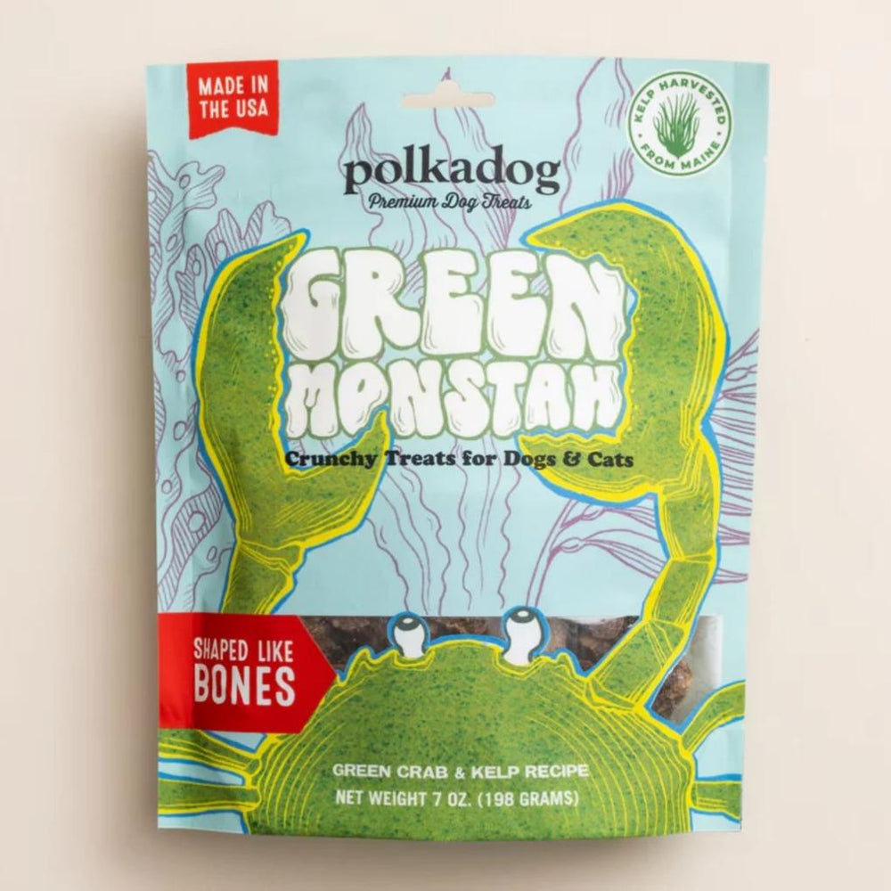 Orvis Treats | Polkadog Green Monstah Bones - Dogs