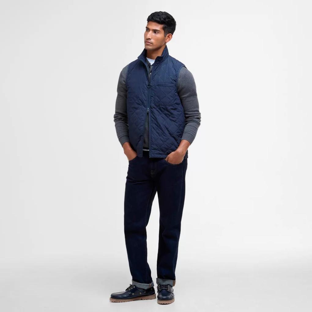 Orvis Vests | Barbour® Filey Ultralight Quilted Gilet Navy - Men