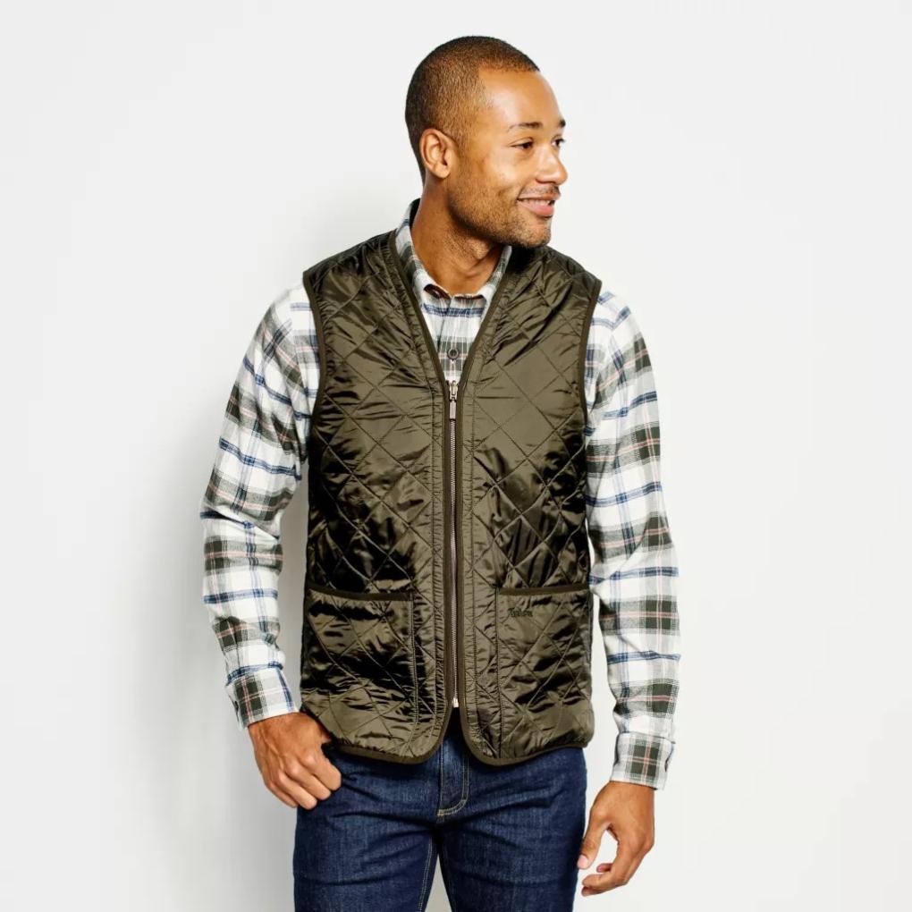 Orvis Vests | Barbour® Polarquilt Zip-In Liner Olive - Men