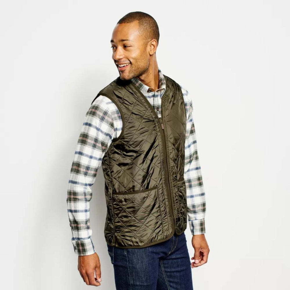 Orvis Vests | Barbour® Polarquilt Zip-In Liner Olive - Men