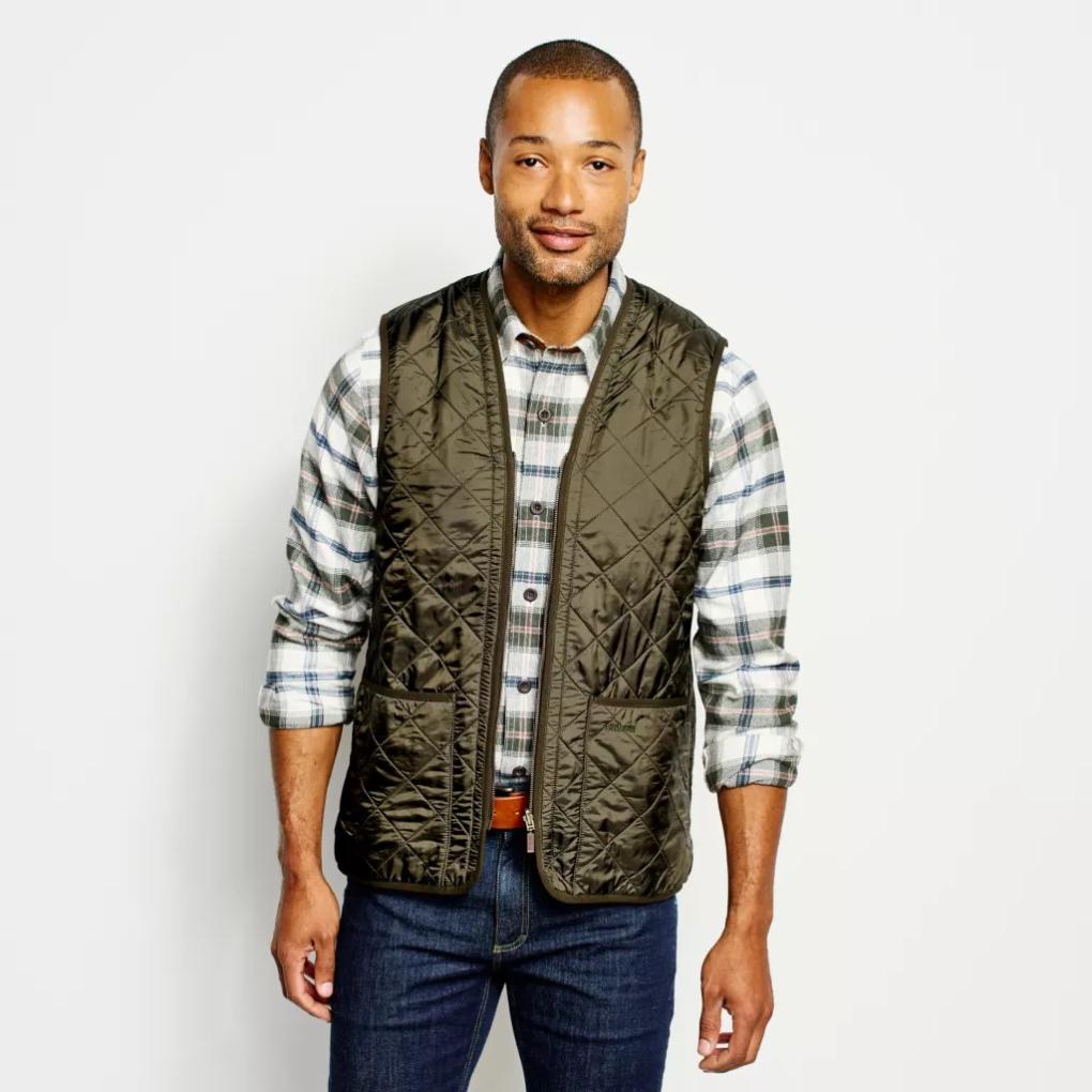 Orvis Vests | Barbour® Polarquilt Zip-In Liner Olive - Men