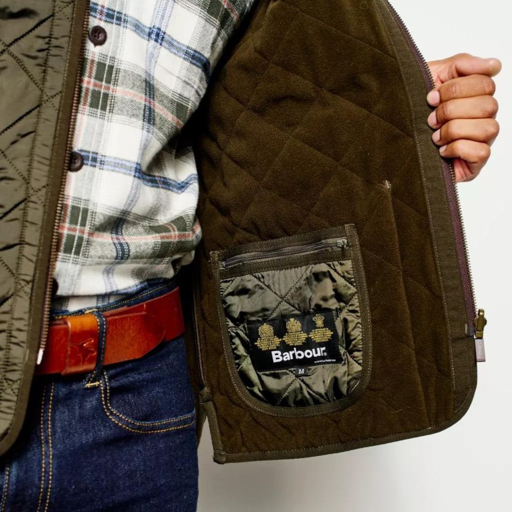 Orvis Vests | Barbour® Polarquilt Zip-In Liner Olive - Men