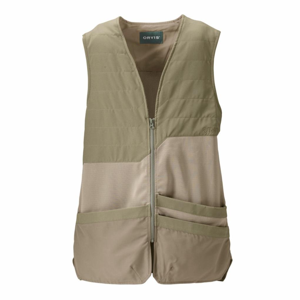 Orvis Vests | Clays Mesh Shooting Vest Dusty Olive - Hunt