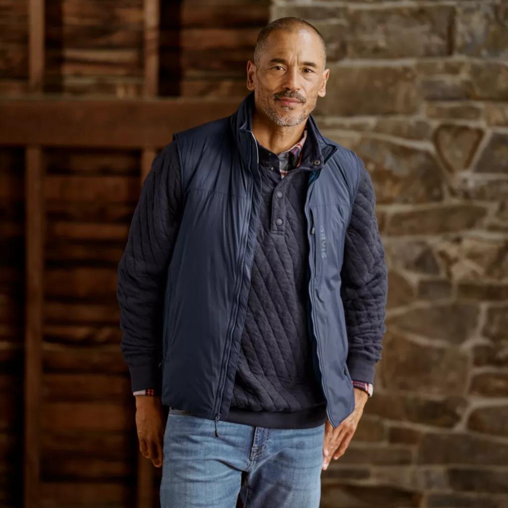 Orvis Vests | Men’s PRO Insulated Vest Navy - Men/Fly Fishing/Hunt