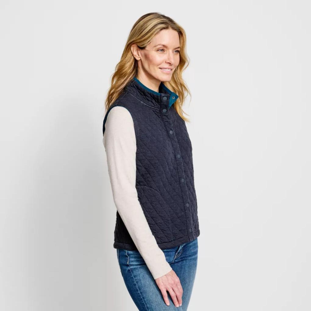 Orvis Vests | Outdoor Quilted Vest True Navy Heather - Women