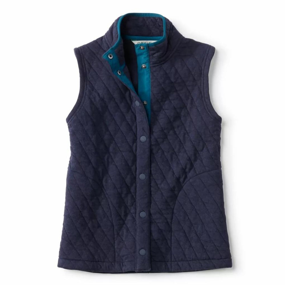 Orvis Vests | Outdoor Quilted Vest True Navy Heather - Women