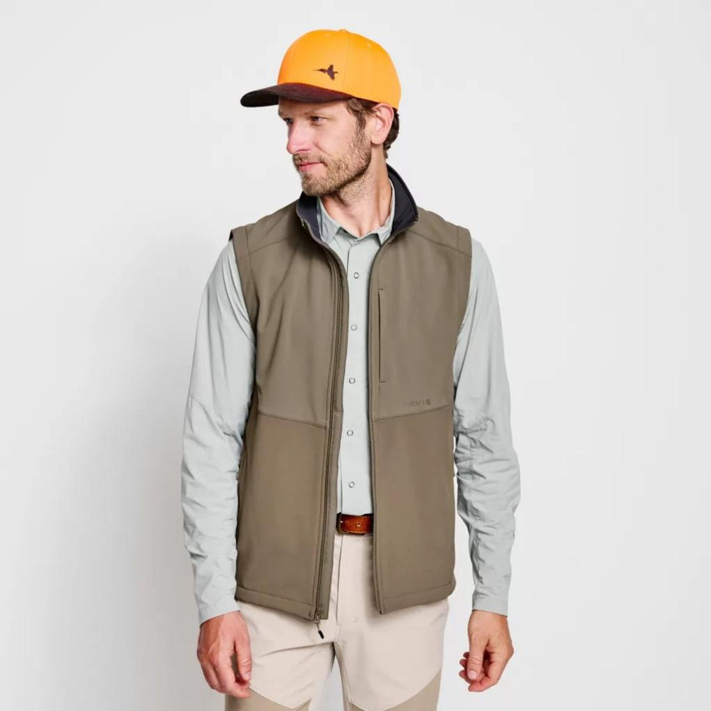 Orvis Vests | PRO Upland Softshell Vest Cedar - Men/Hunt