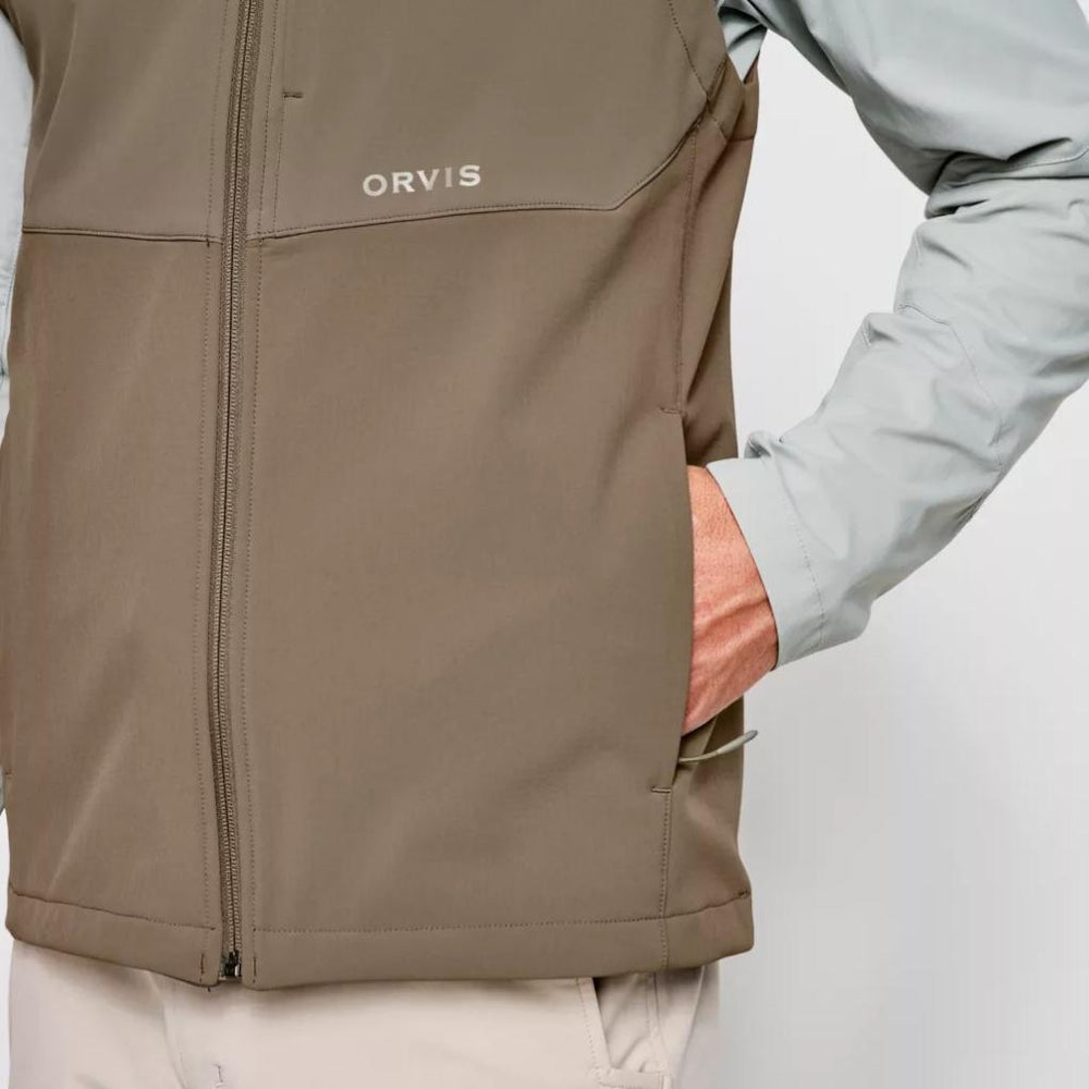 Orvis Vests | PRO Upland Softshell Vest Cedar - Men/Hunt