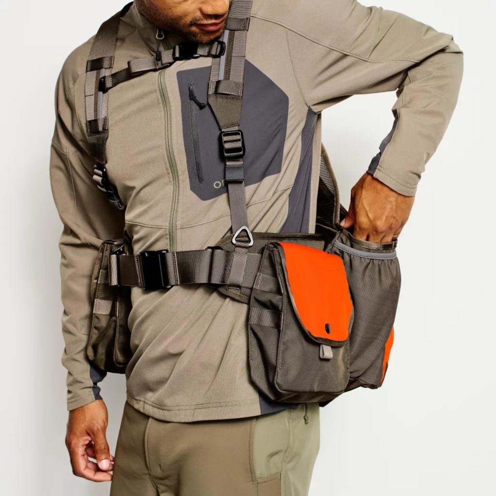 Orvis Vests | PRO Upland Vest Blaze Armadillo - Hunt