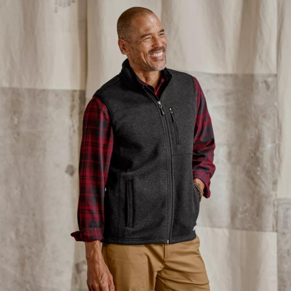 Orvis Vests | R65™ Sweater Fleece Vest Black - Men