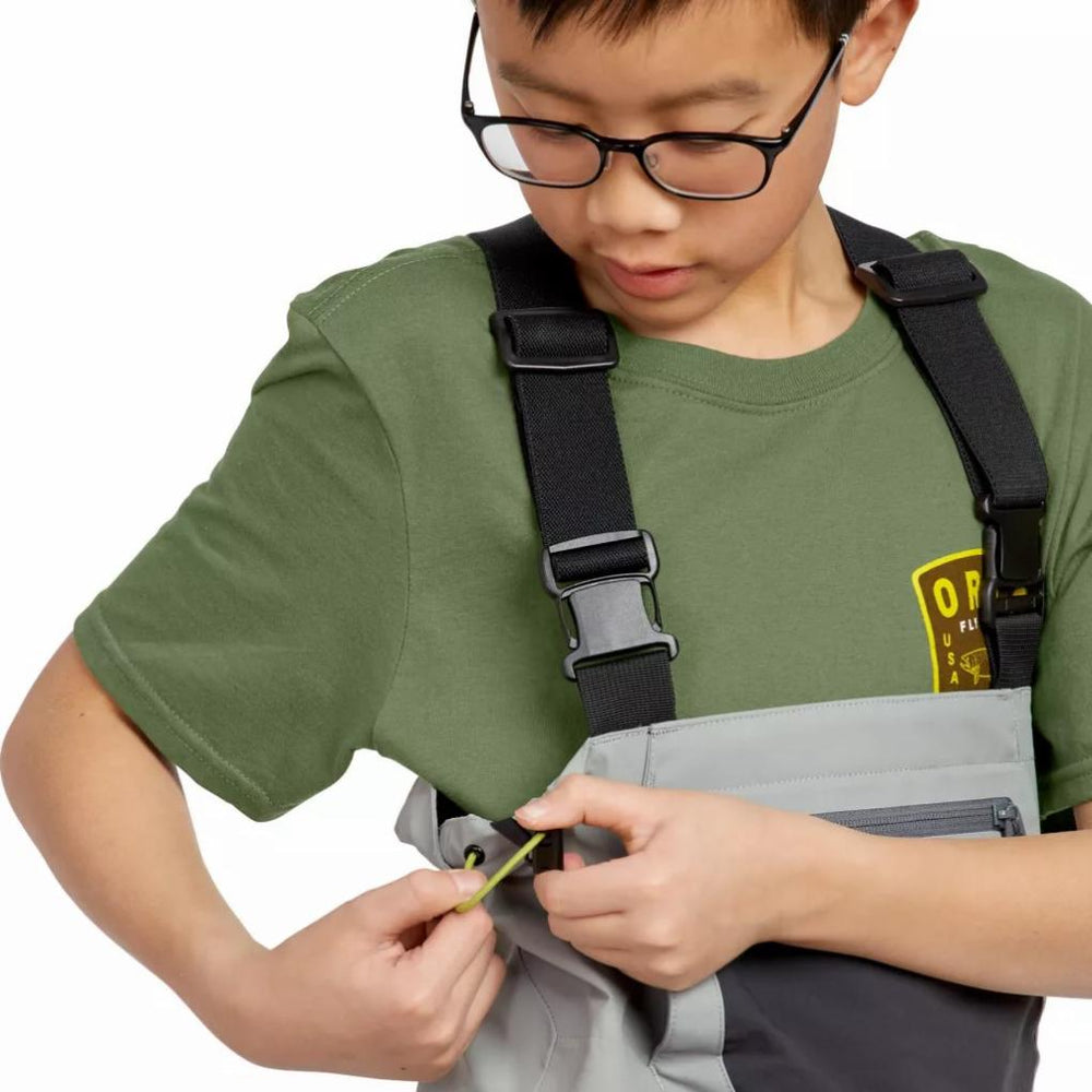 Orvis Waders | Kids’ Clearwater Waders Stone - Fly Fishing