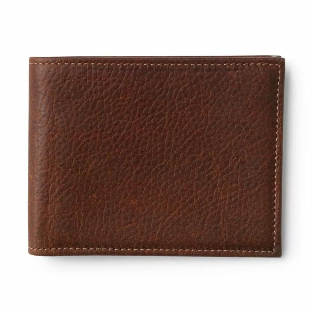 Orvis Wallets | American Bison Thinfold Leather Wallet Brown - Men/Packs &amp; Bags