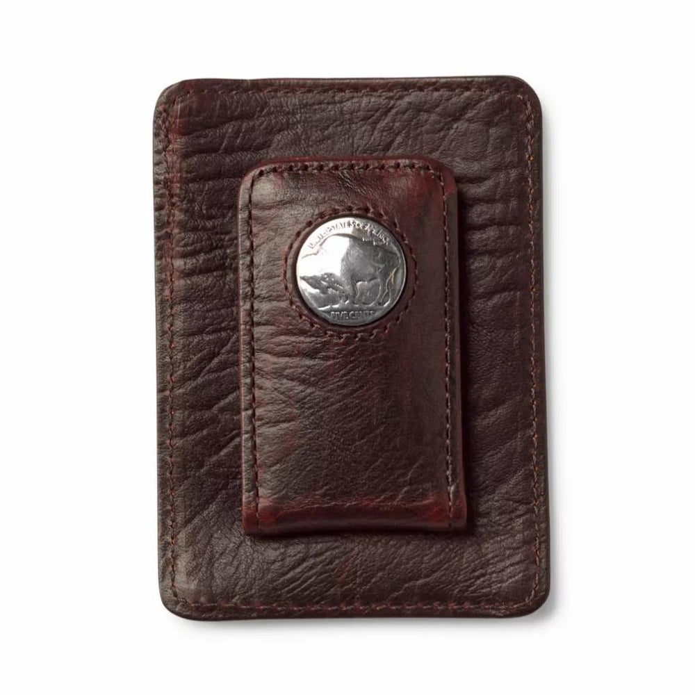 Orvis Wallets | Bison Buffalo-Nickel Money Clip Brown - Men/Packs &amp; Bags