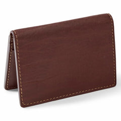 Orvis Wallets | Bison Leather Folding Card Carrier Brown - Men/Packs &amp; Bags