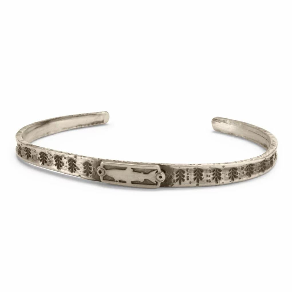 Orvis Watches &amp; Jewelry | Sight Line Tapered Trout 2.0 Cuff Silver - Men