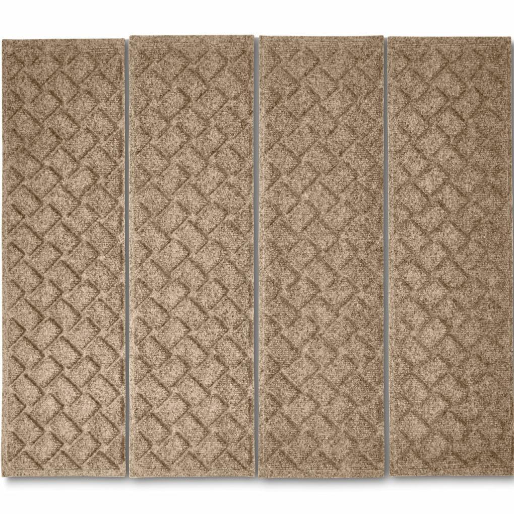 Orvis Water Trapper Mats | Recycled Water Trapper® Basketweave Stair Treads Camel - Dogs/Home Goods