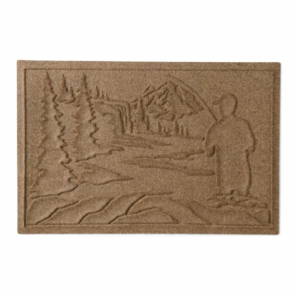 Orvis Water Trapper Mats | Recycled Water Trapper® Fisherman 2' X 3' Mat Camel - Dogs/Home Goods